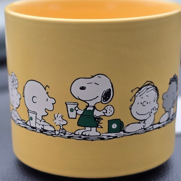 New Peanuts Starbucks Friendship Ceramic 14 ounce Mug - Picture 4 of 8